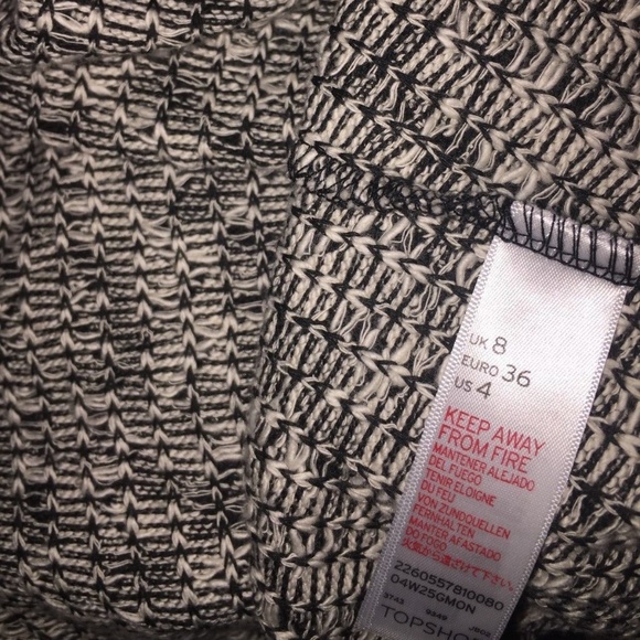 TOPSHOP SZ 4 OPEN FRONT CARDIGAN JACKET WOMEN TOP - Picture 5 of 7